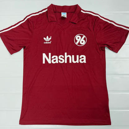 Jersey 1991/1992 Hannover 96 Local Manga corta Versión Fan Retro
