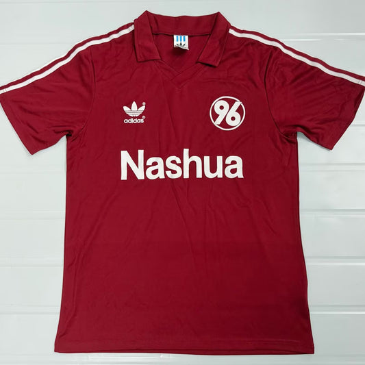 Jersey 1991/1992 Hannover 96 Local Manga corta Versión Fan Retro