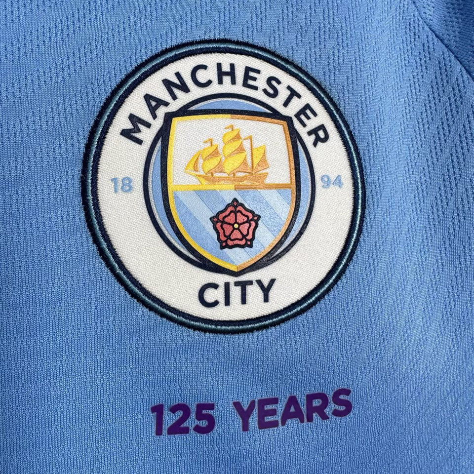 jersey 2019/20 manchester city local manga corta versión fan retro