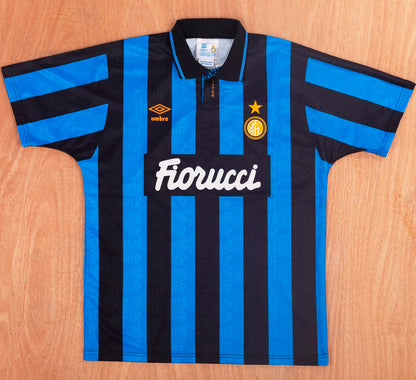 Jersey 1992/93 Inter Milan Local Manga corta Versión Fan Retro