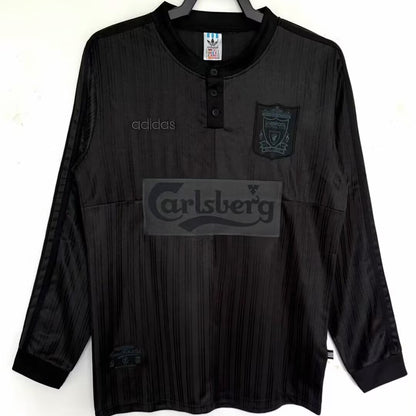 Jersey 1995/1996 Liverpool Especial Manga larga Versión Fan Retro