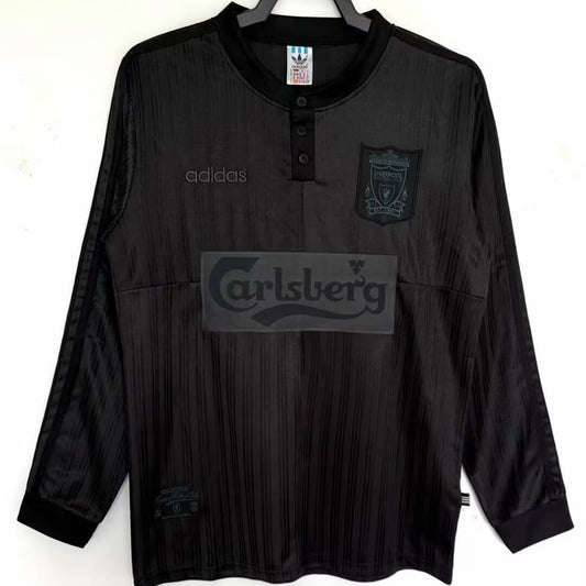 Jersey 1995/1996 Liverpool Especial Manga larga Versión Fan Retro