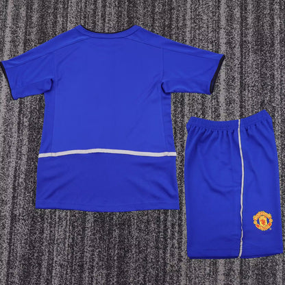 Jersey 2002/03 Manchester United Visitante Manga corta Niño Retro