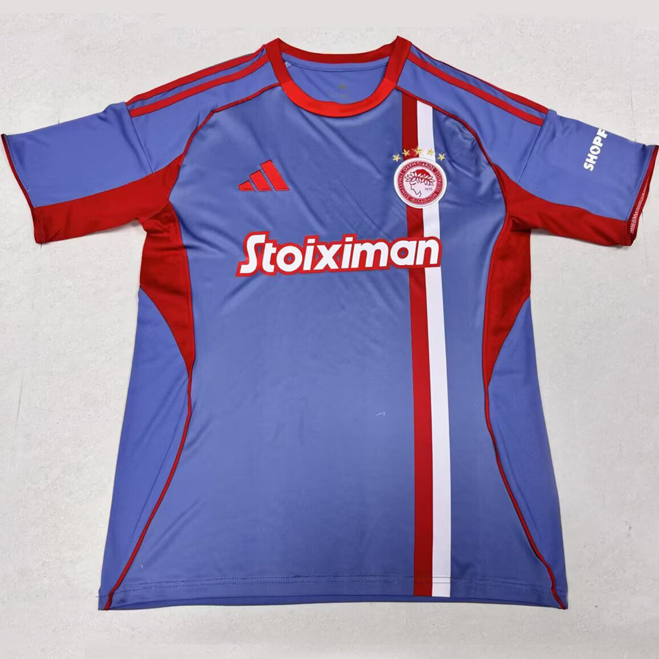 Jersey 2025/26 Olympiacos Tercero Manga corta Versión Fan
