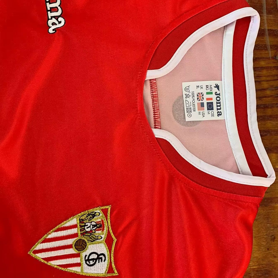 jersey 2003/04 sevilla fc visitante manga corta versión fan retro