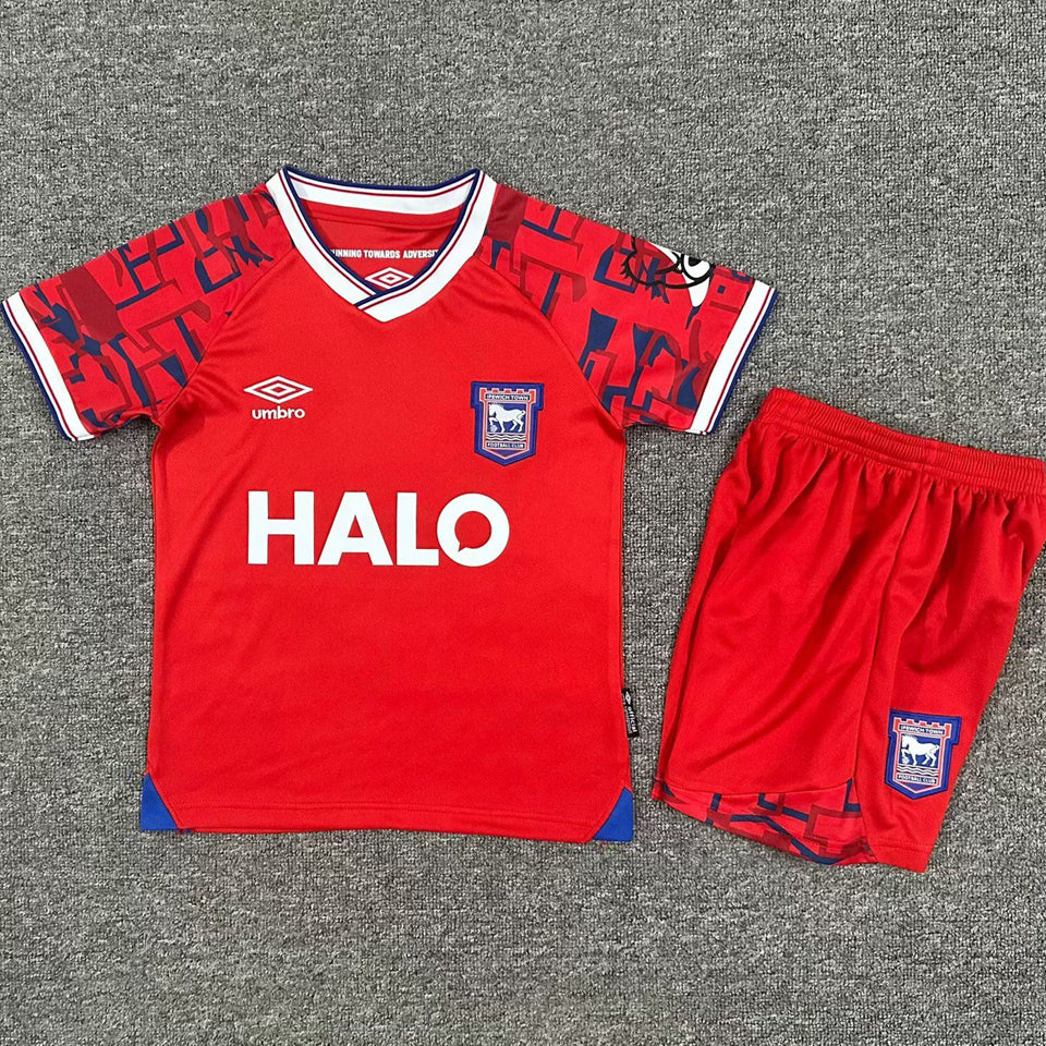 Jersey 2025/26 Ipswich Town Visitante Manga corta Niño