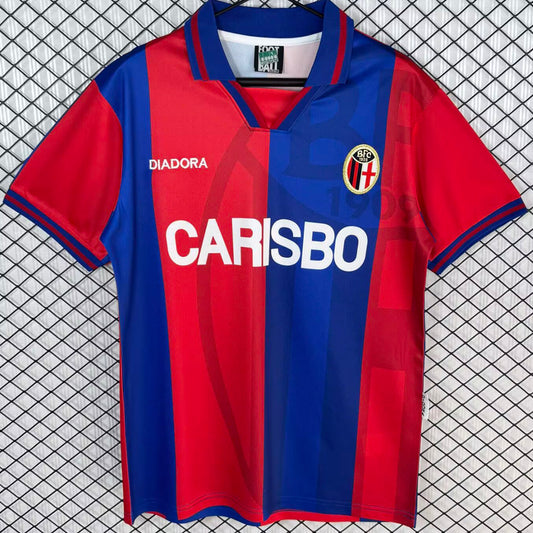 Jersey 1996/1997 Bologna Local Manga corta Versión Fan Retro