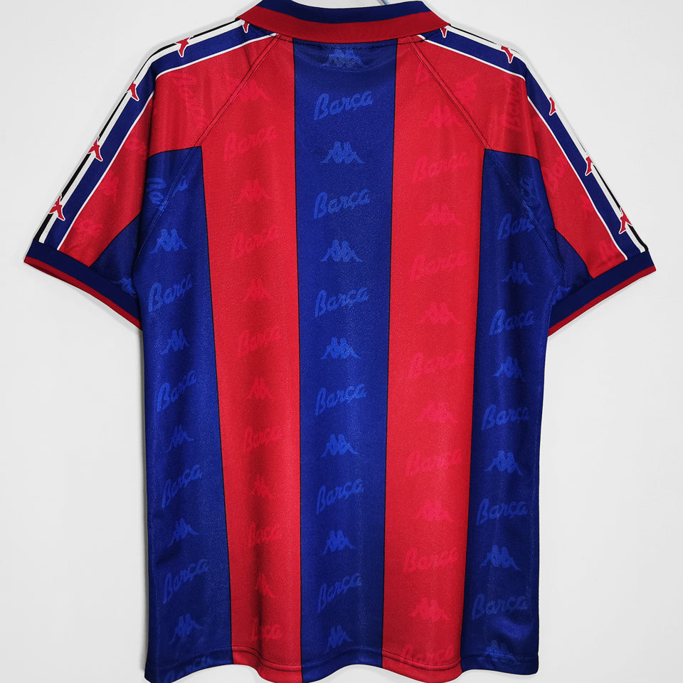 Jersey 1996/97 Barcelona Local Manga corta Versión Fan Retro