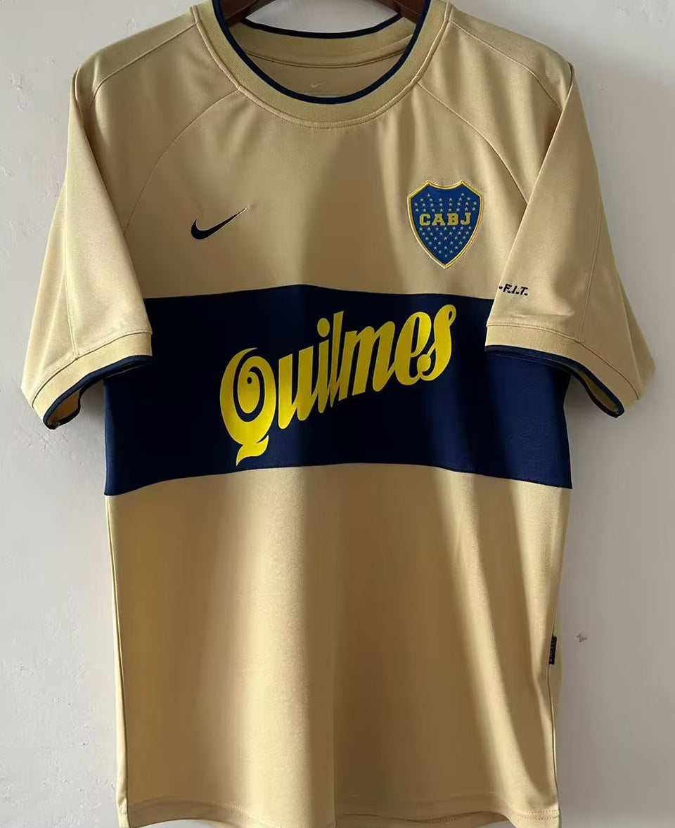 Jersey 2000 Boca Tercero Manga corta Versión Fan Retro