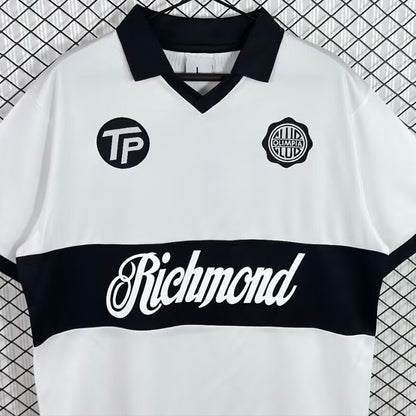Jersey 1990 Club Olimpia Local Manga corta Versión Fan Retro