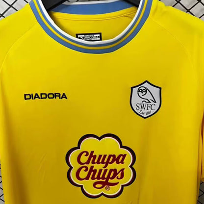 Jersey 2001/2003 Sheffield Wednesday Visitante Manga corta Versión Fan Retro