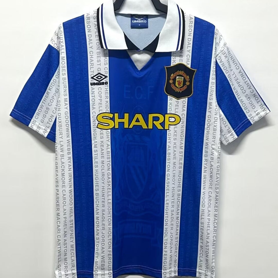 Jersey 1994/96 Manchester United Visitante Manga corta Versión Fan Retro