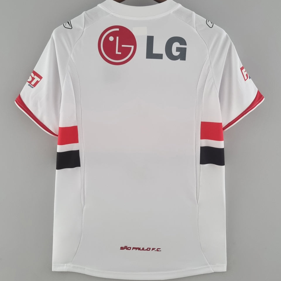 jersey 2007/08 sao paulo local manga corta versión fan retro