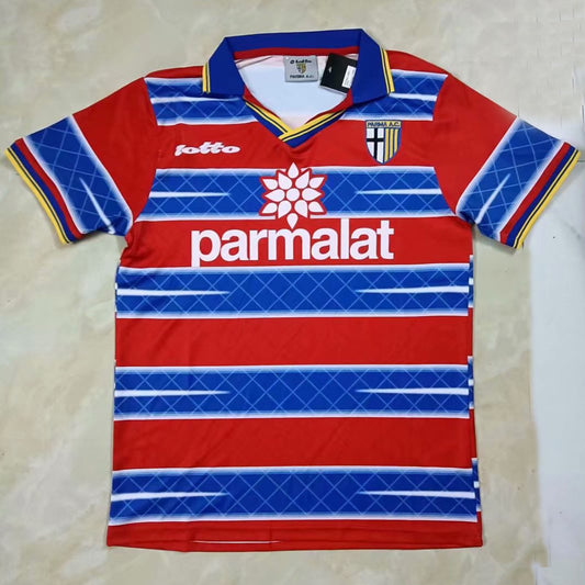 Jersey 1998/99 Parma Visitante Manga corta Versión Fan Retro