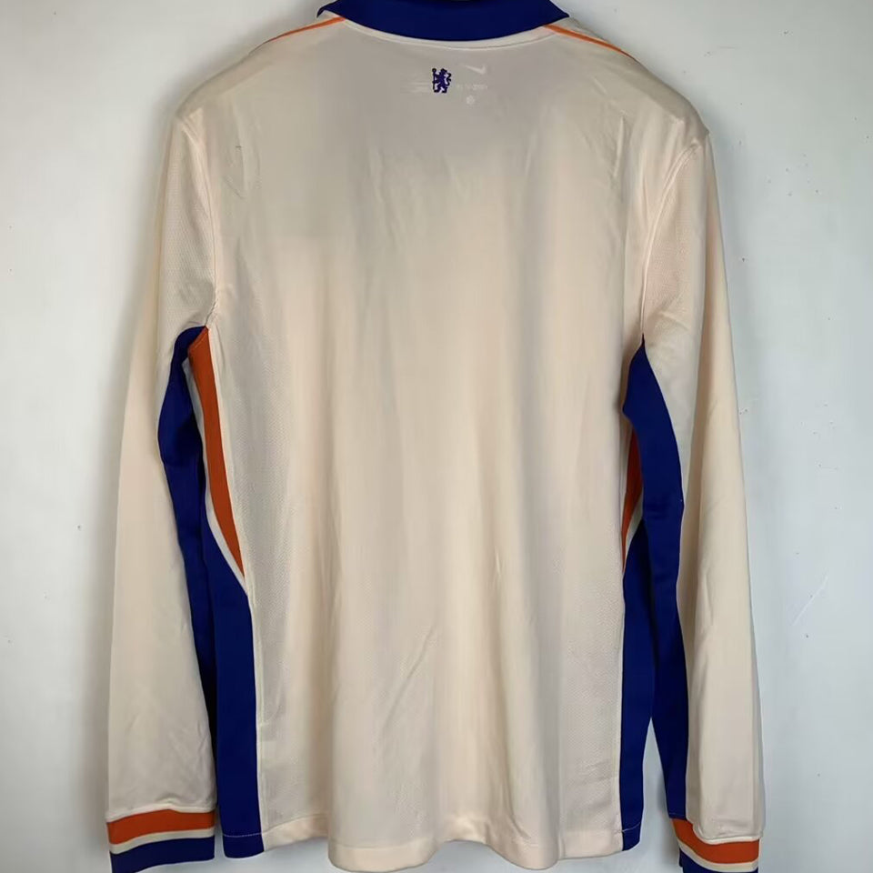 Jersey 2024/25 Chelsea Visitante Manga larga Versión Fan