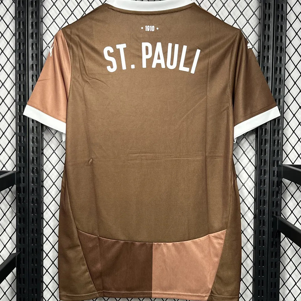 Jersey 2024/25 ST Pauli Local Manga corta Versión Fan