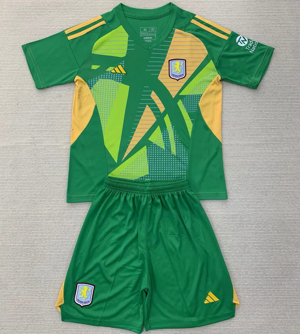 Jersey 2024/25 Aston Villa Portero Manga corta Niño