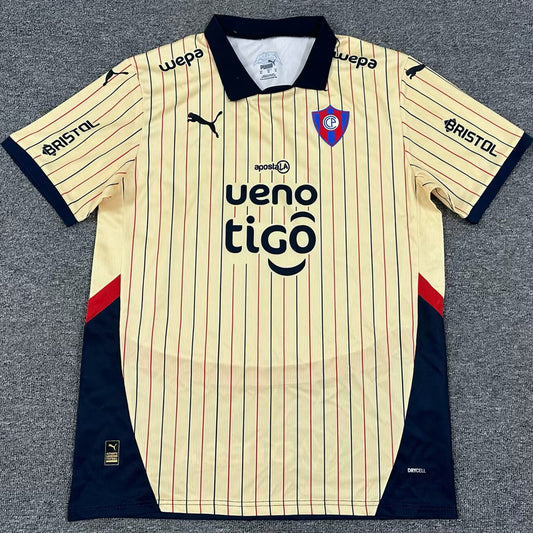 Jersey 2025/26 Cerro Porteño Visitante Manga corta Versión Fan