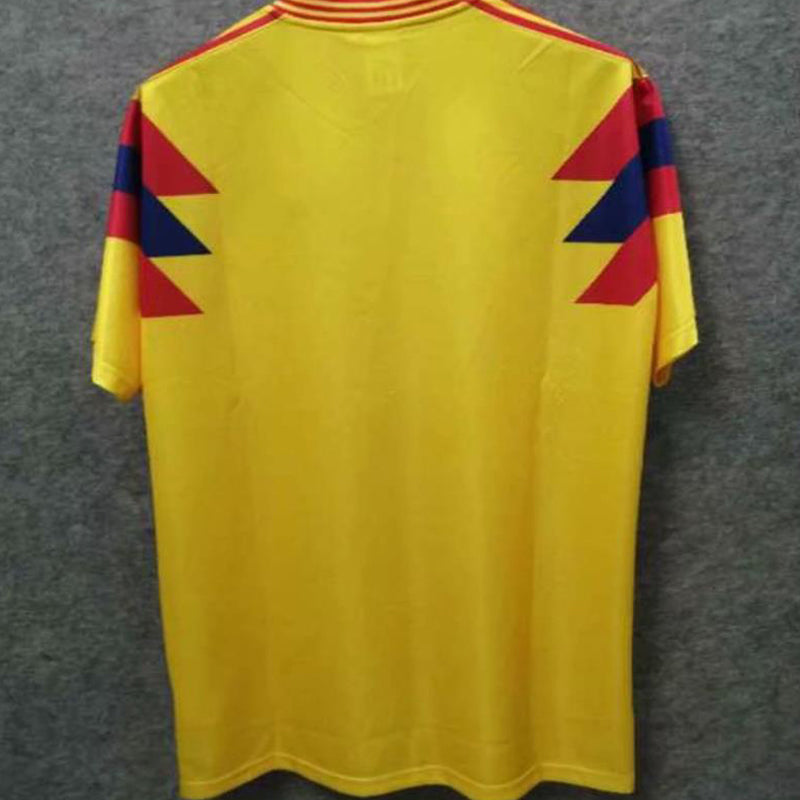 1990 colombia visitante versión fan selecciones retro