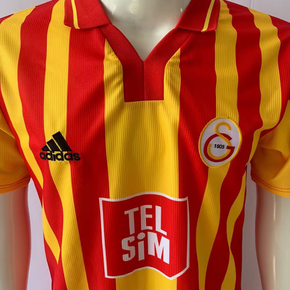 jersey 2000/2001 galatasaray local manga corta versión fan retro