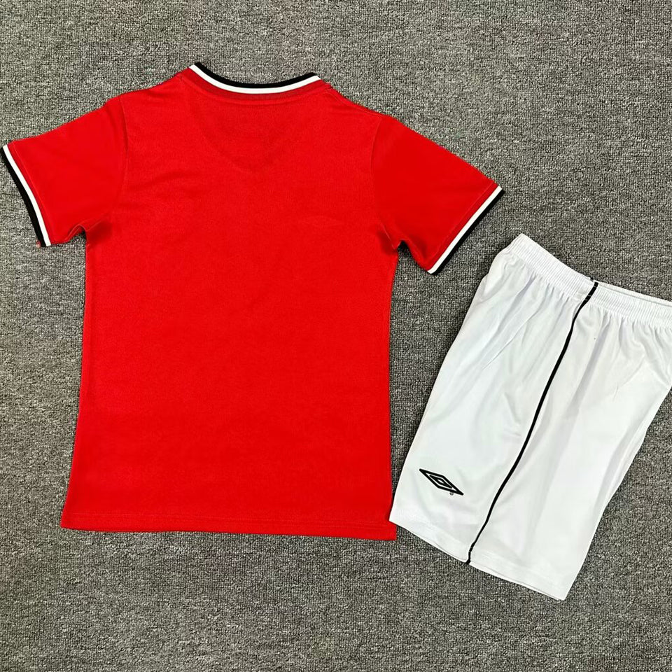 jersey 2000/02 manchester united local manga corta niño retro