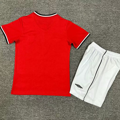 Jersey 2000/02 Manchester United Local Manga corta Niño Retro