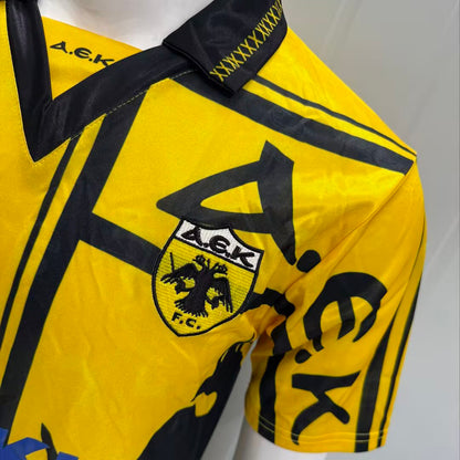 Jersey 1993/1994 AEK Local Manga corta Versión Fan Retro