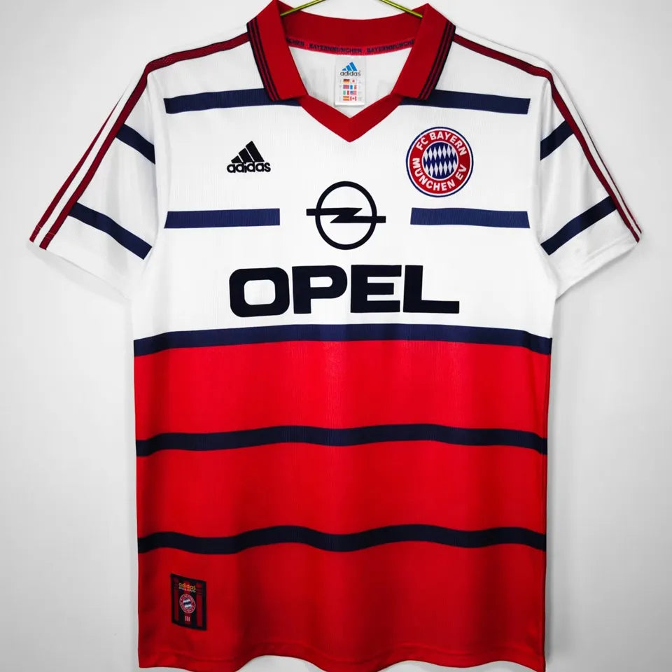 Jersey 1998/2000 Bayern Munich Visitante Manga corta Versión Fan Retro