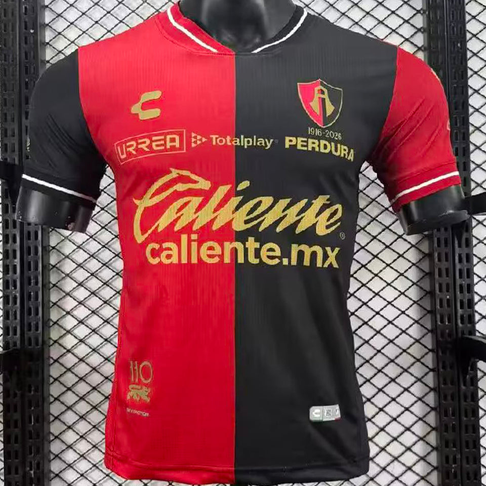 jersey 2026/27 atlas local manga corta versión jugador