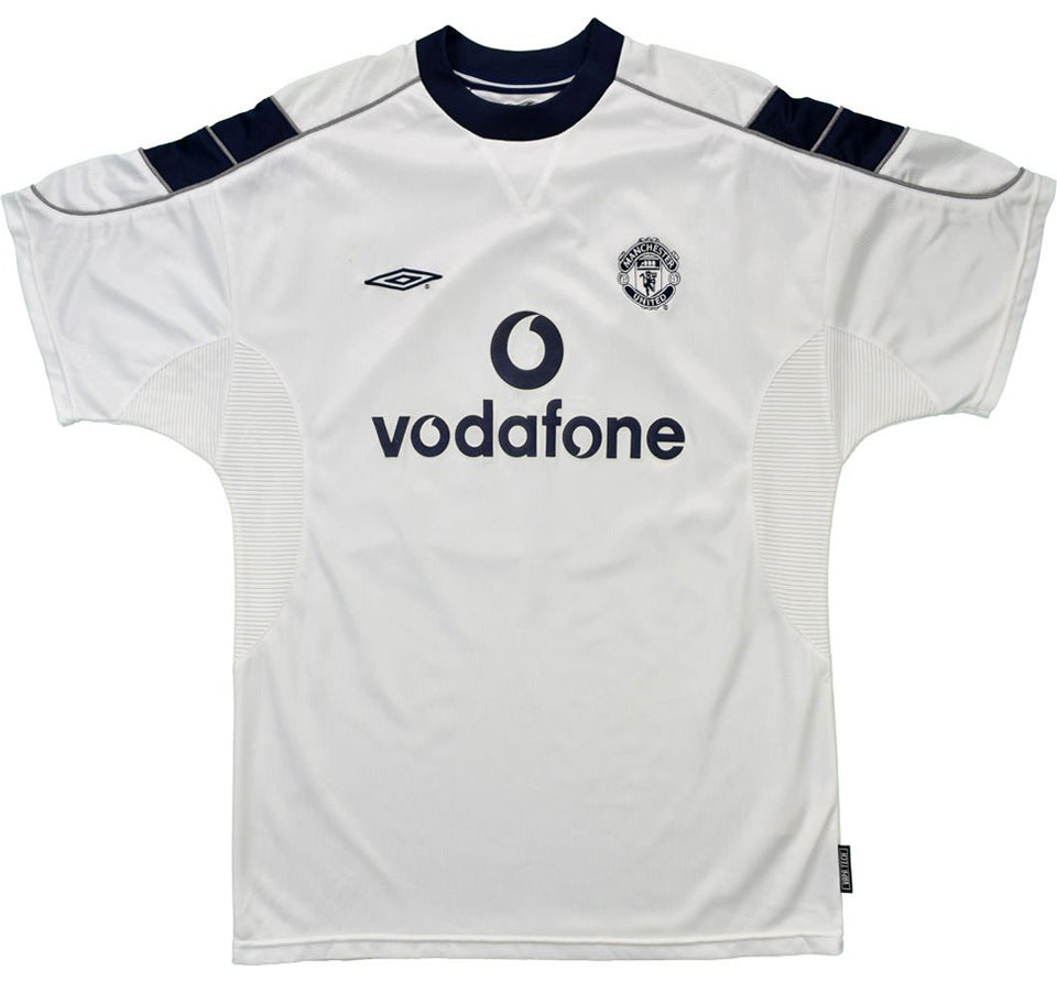 jersey 2000 manchester united visitante manga corta versión fan retro