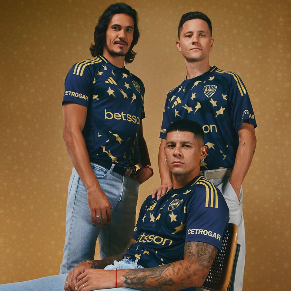 Jersey 2025 Boca Tercero Manga corta Versión Jugador
