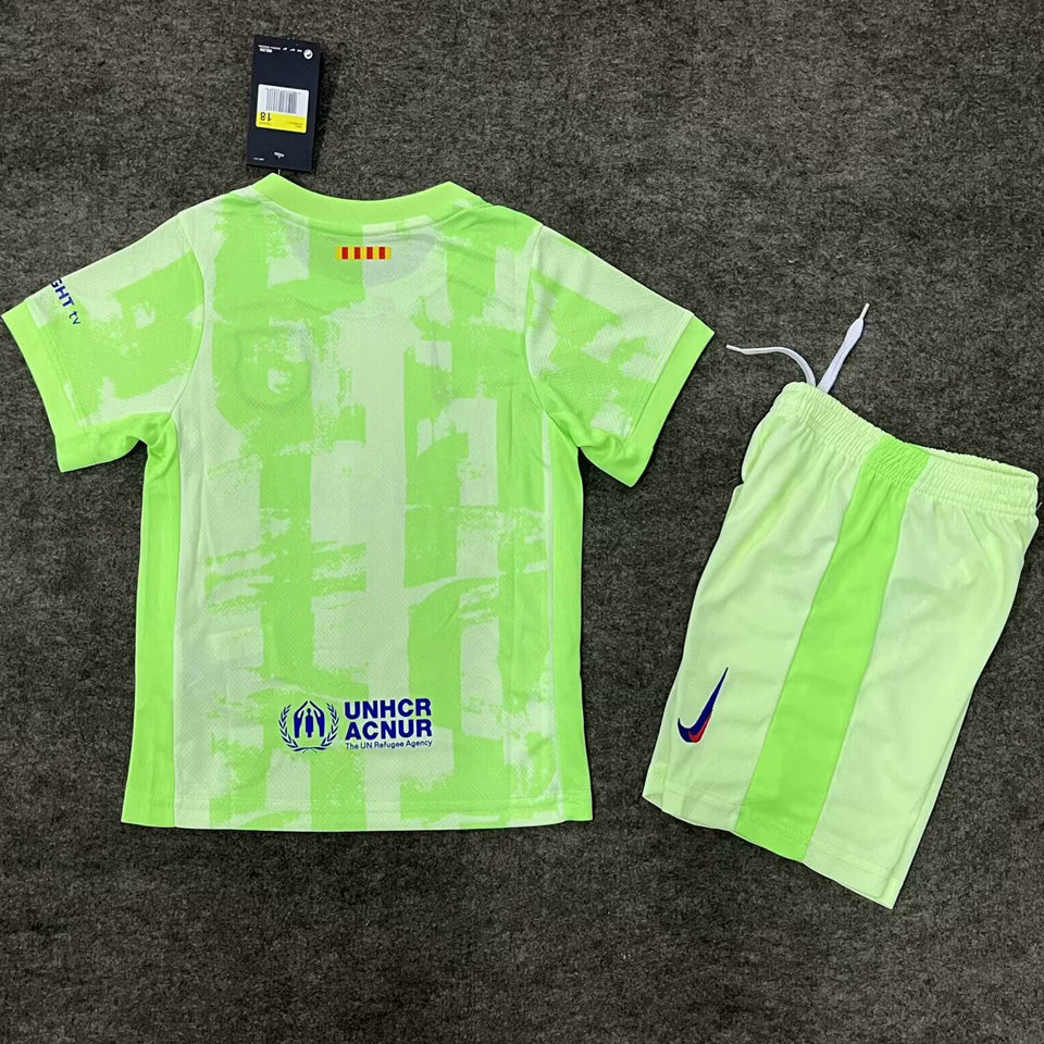 Jersey 2024/25 Barcelona Tercero Manga corta Niño