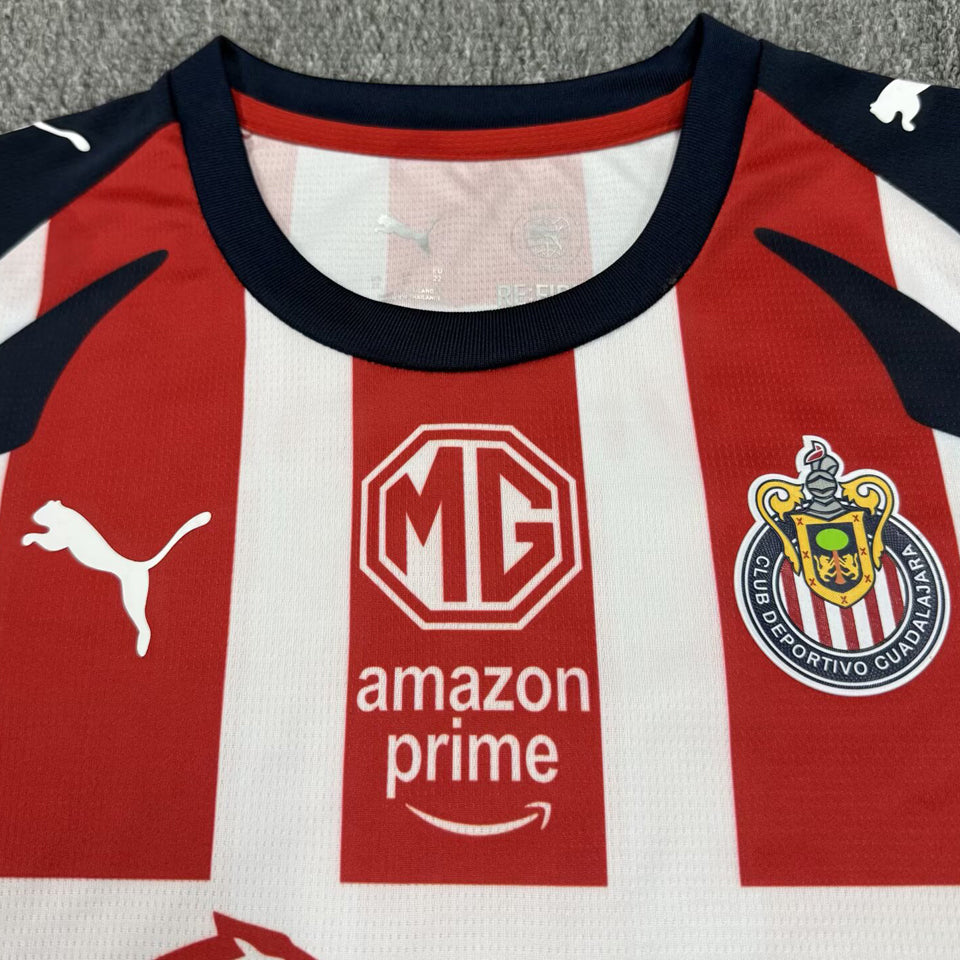 Jersey 2025/26 Chivas Local Manga corta Niño
