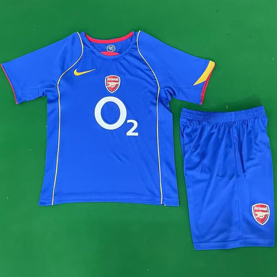 jersey 2004/05 arsenal visitante manga corta niño retro