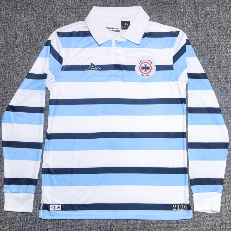 jersey 2025/26 cruz azul especial manga larga versión fan