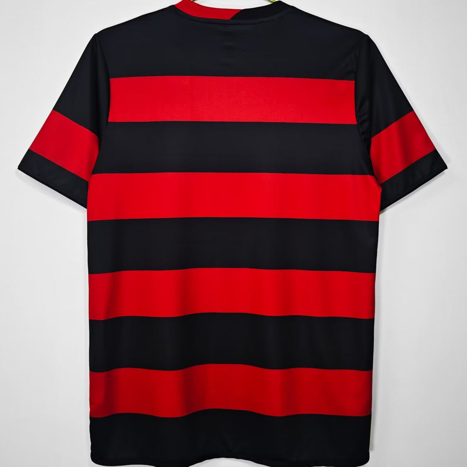 jersey 2009/10 flamengo local manga corta versión fan retro