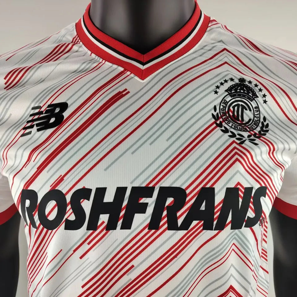 Jersey 2024/25 Deportivo Toluca Visitante Manga corta Versión Jugador