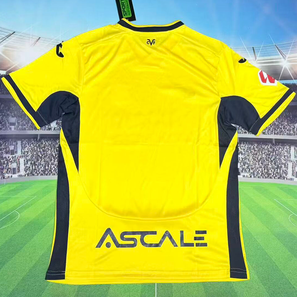 jersey 2026/27 villarreal local manga corta versión fan