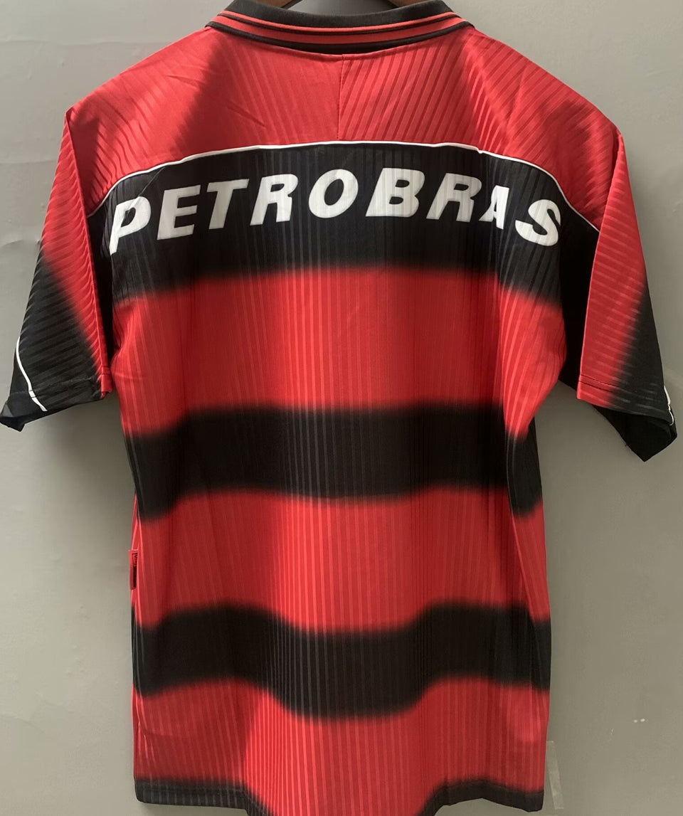 jersey 1997 flamengo local manga corta versión fan retro