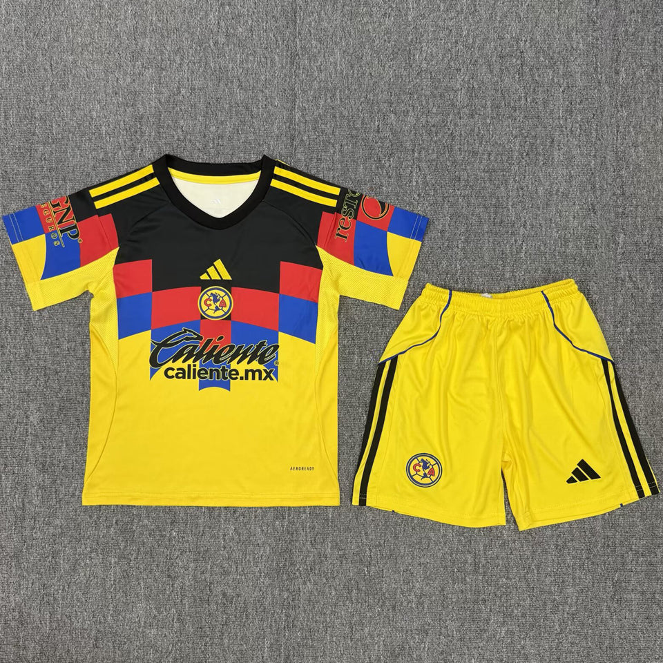 jersey 2025/26 club america local manga corta niño