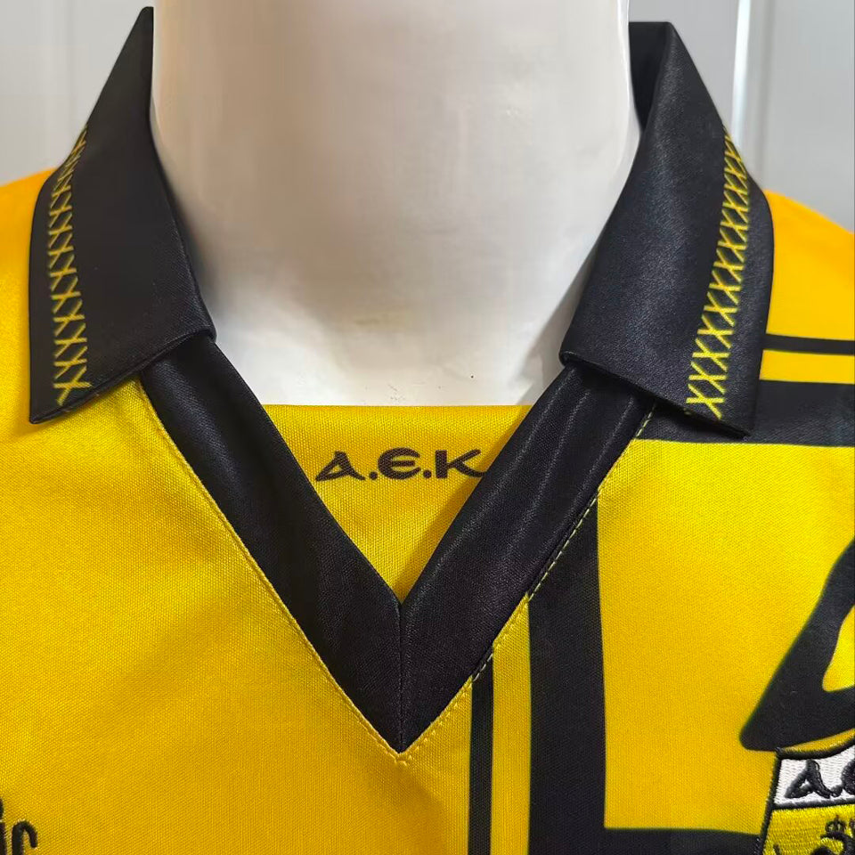 jersey 1994/1995 aek local manga corta versión fan retro