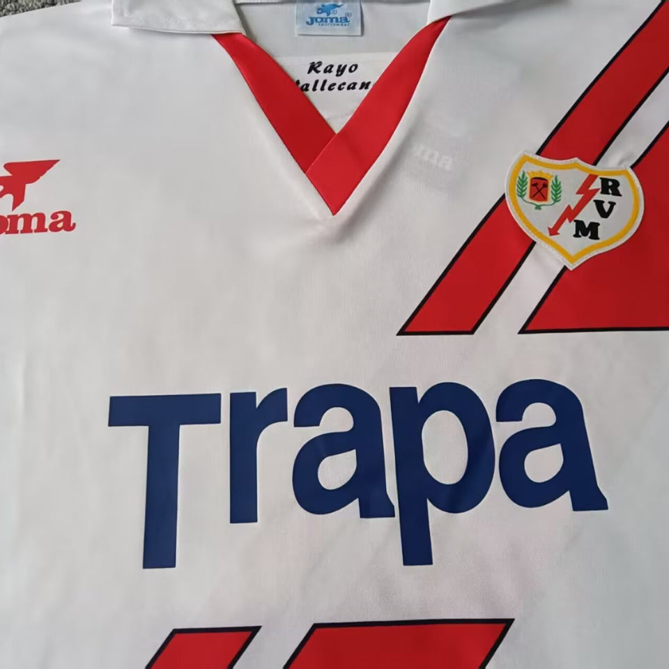 Jersey 1997/98 Rayo Vallecano Local Manga corta Versión Fan Retro