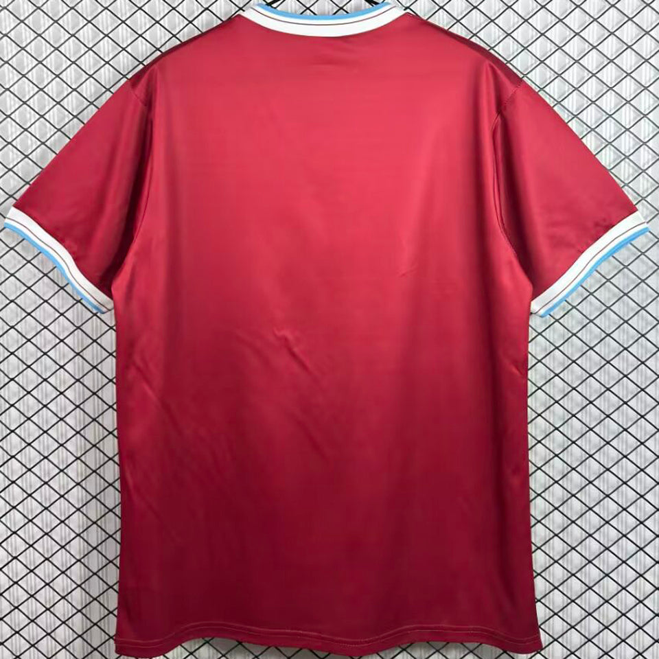 jersey 1985/1987 aston villa local manga corta versión fan retro