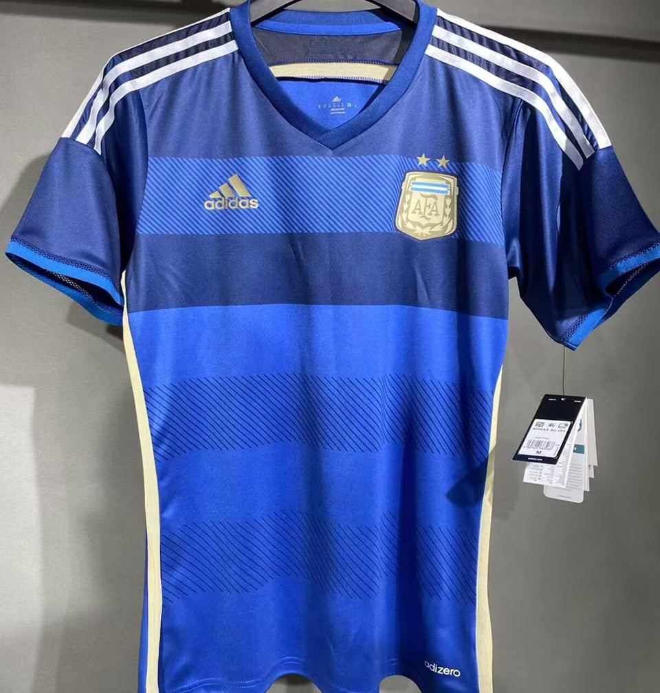 2014 Argentina Visitante Versión Jugador Selecciones Retro
