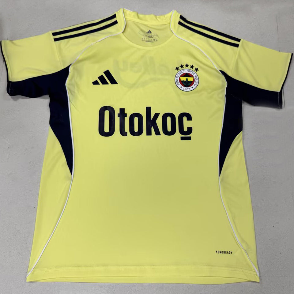 Jersey 2025/26 Fenerbahce Visitante Manga corta Versión Fan