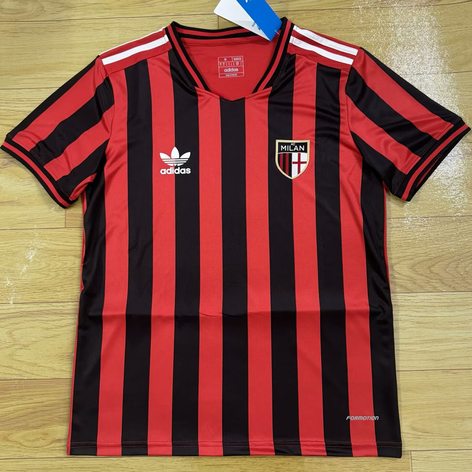 Jersey 2025 AC Milan Especial Manga corta Versión Fan Retro