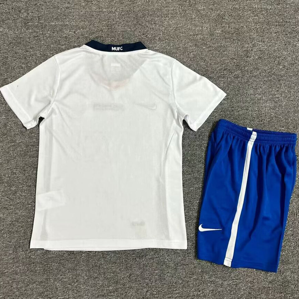 Jersey 2008/09 Manchester United Visitante Manga corta Niño Retro