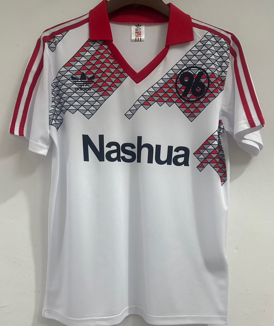 jersey 1991 hannover 96 local manga corta versión fan retro