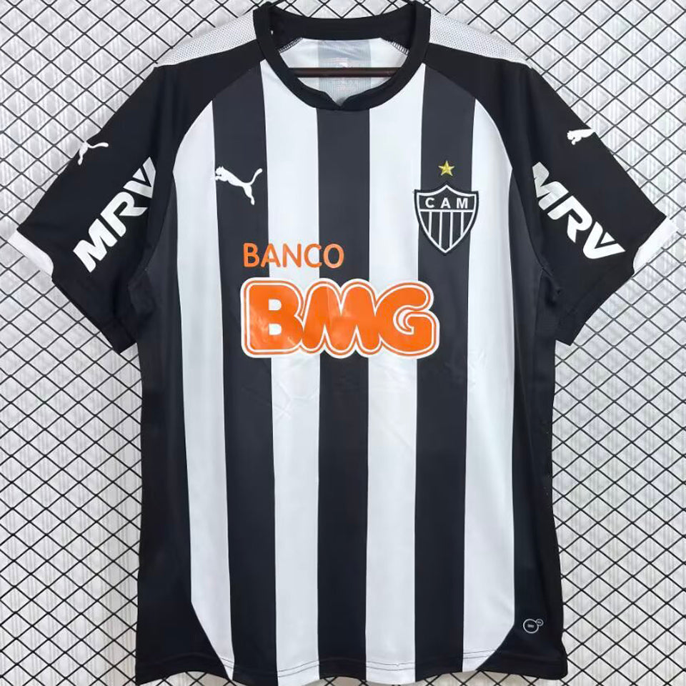jersey 2014 at mineiro local manga corta versión fan retro