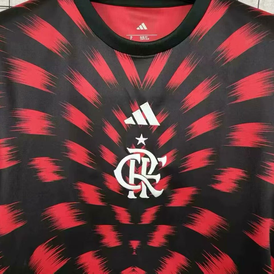 jersey 2025 flamengo especial manga corta versión fan